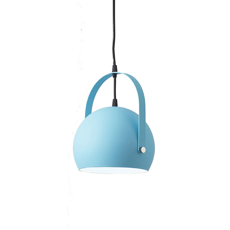 Modern Creative Macaron Pendant Light Lacquered Aluminium Hanging Lamp for Dining Rooom