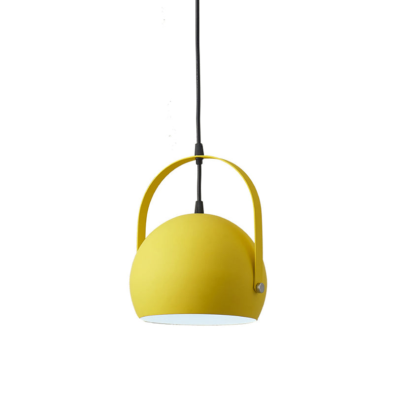 Modern Creative Macaron Pendant Light Lacquered Aluminium Hanging Lamp for Dining Rooom