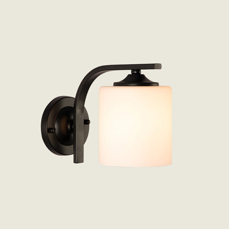 1-Licht-Halbzylinder Wandleuchte modern