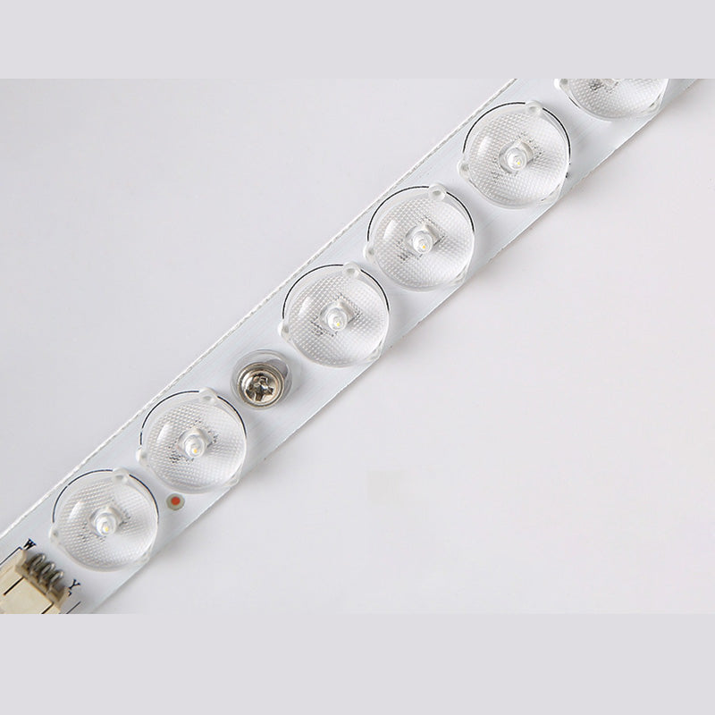 Contemporary Creative Wooden LED Flush Mount Ceiling Light for Living Room