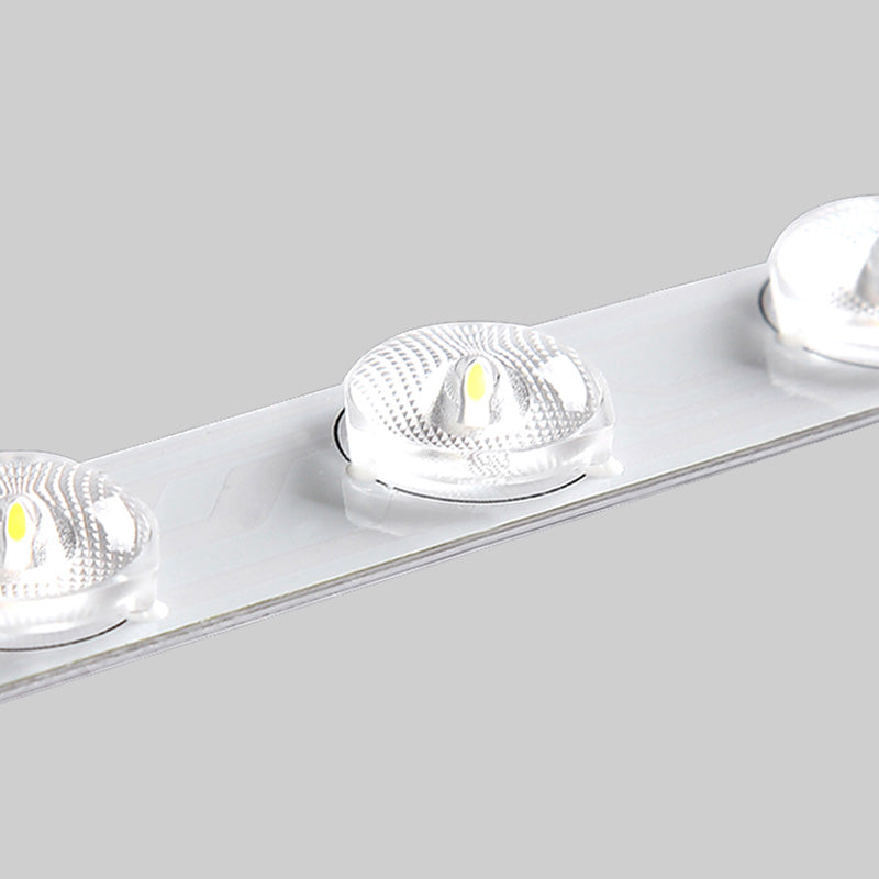 Multi-light Wooden Simplicity LED Ceiling Lamp Flush Mount Ceiling Light for Living Room