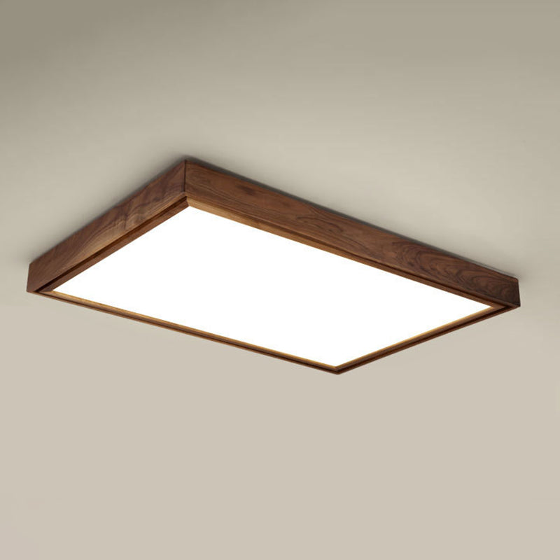 Lámpara de techo empotrada LED cuadrada minimalista contemporánea para sala de estar