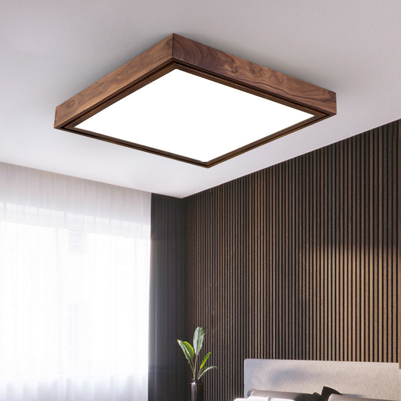 Lámpara de techo empotrada LED cuadrada minimalista contemporánea para sala de estar