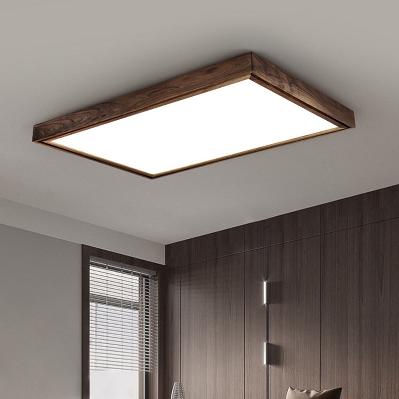 Lámpara de techo empotrada LED cuadrada minimalista contemporánea para sala de estar