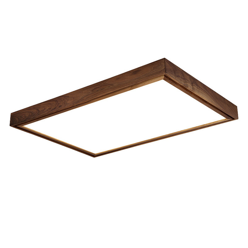 Lámpara de techo empotrada LED cuadrada minimalista contemporánea para sala de estar