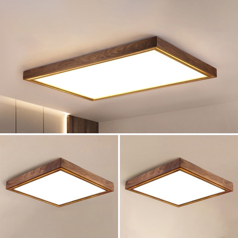 Lámpara de techo empotrada LED cuadrada minimalista contemporánea para sala de estar