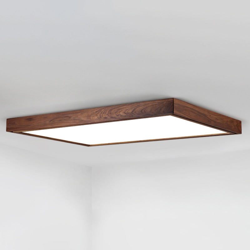Lámpara de techo empotrada LED cuadrada minimalista contemporánea para sala de estar