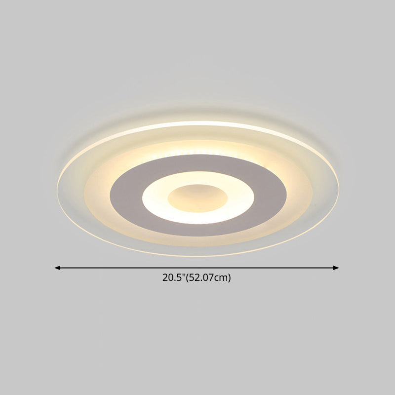 Lampe LED ronde Ultra-mince de Style moderne, plafonnier encastré pour salon