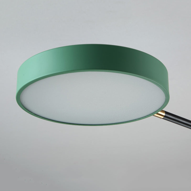 Two Layers Iron Chandelier Contemporary Style Pendant Light for Living Room Dinning Room