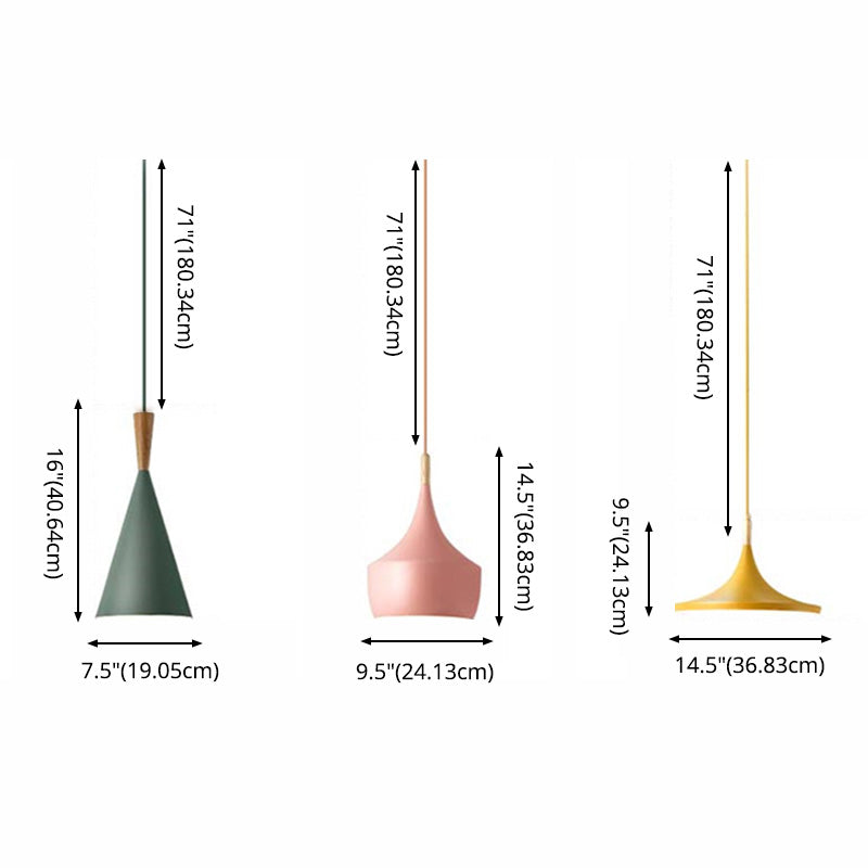 Macron Loft Candy Candy Apped Hanging Light Light METAL METAL CONSIGLIO per negozio di stoffa