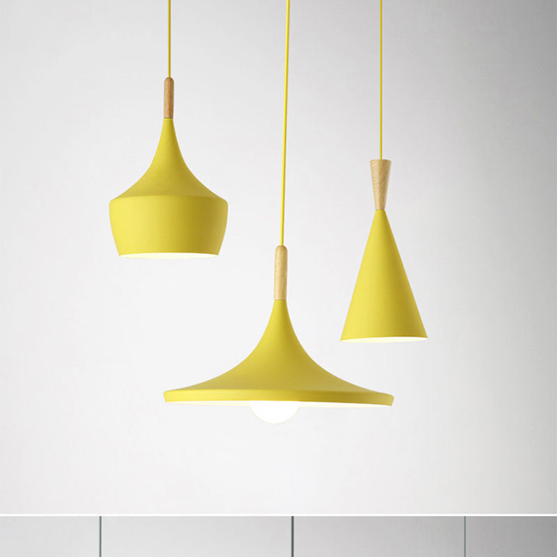 Macron Loft Candy Candy Apped Hanging Light Light METAL METAL CONSIGLIO per negozio di stoffa