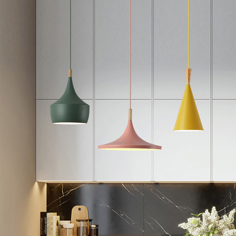 Macron Loft Candy Candy Apped Hanging Light Light METAL METAL CONSIGLIO per negozio di stoffa