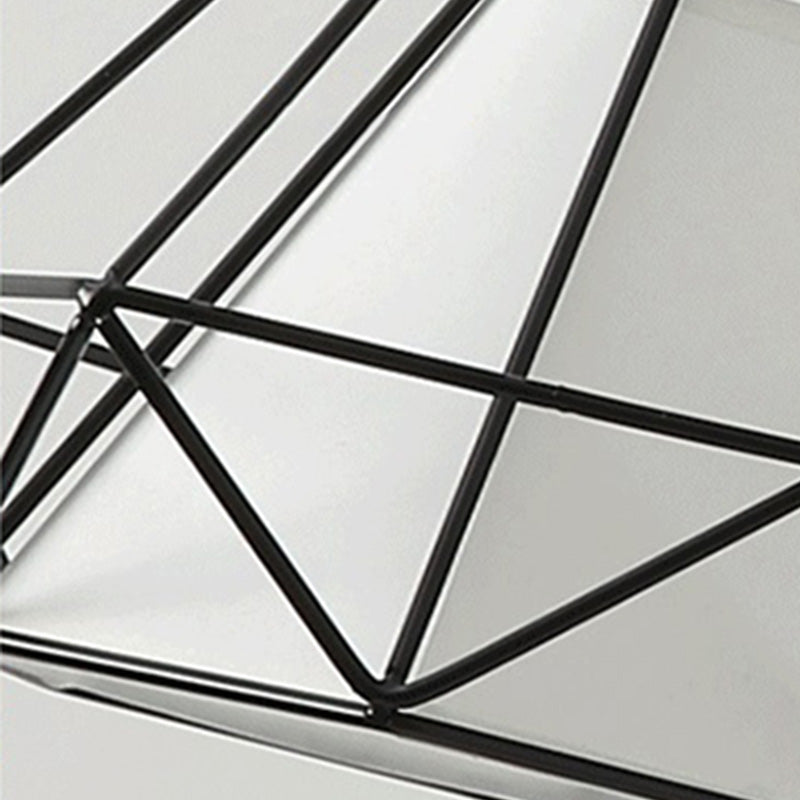 Diamond Metal Hanging Light Fixture Modern Style Down Lighting Pendant for Dinning Room