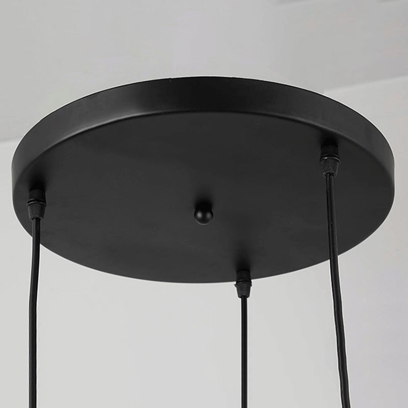 Diamond Metal Hanging Light Fixture Modern Style Down Lighting Pendant for Dinning Room