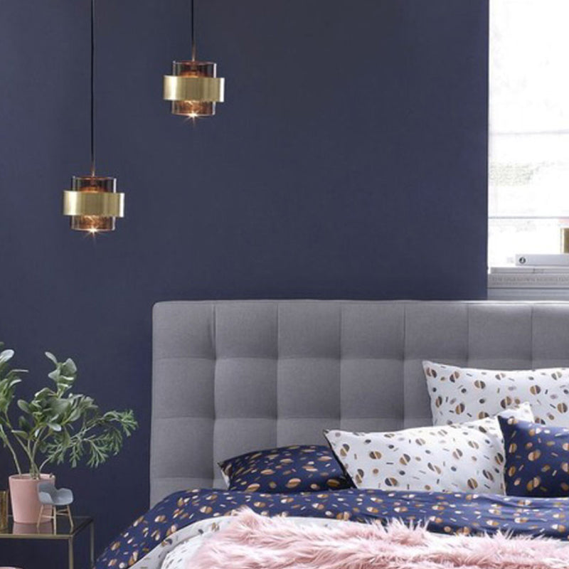 Plafond de chambre à coucher cylindrique Verre de plafond contemporain Plafond Light