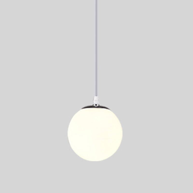 Pendule verre suspendu plafonnier style minimaliste plafond blanc pendant plafonnier