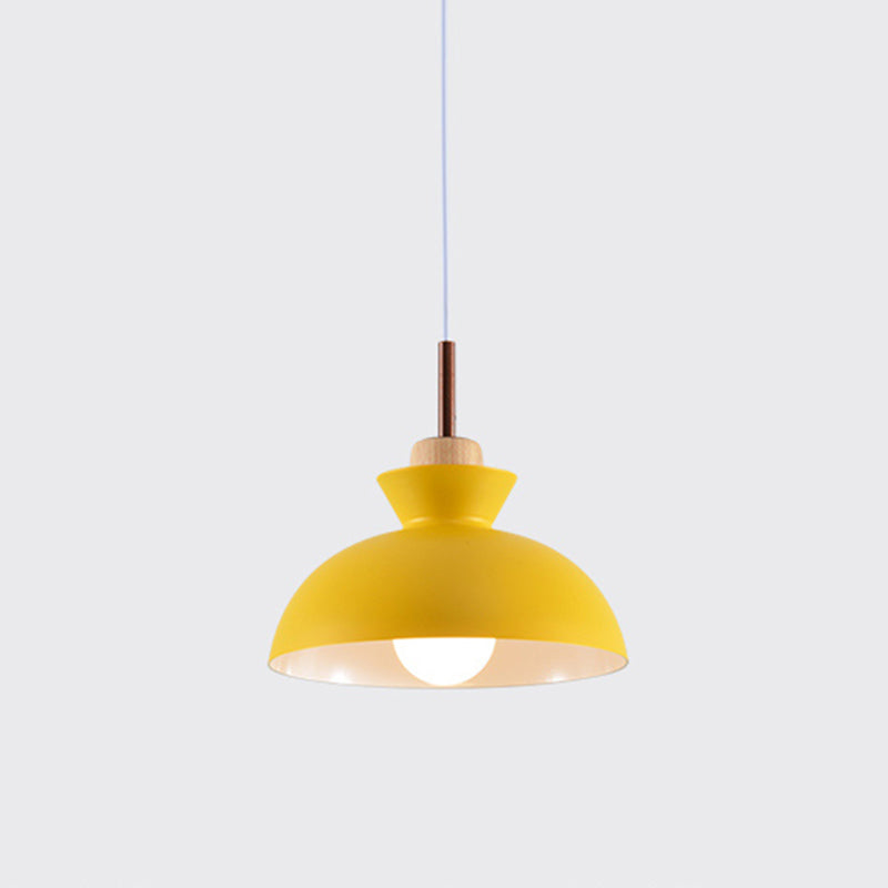 Shaded Dinning Room Ceiling Pendant Lamp Metal Nordic Style Pendant Light Fixture