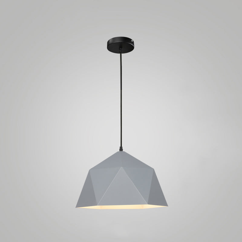Geometric Ceiling Pendant Lamp Modern Style Metal Pendant Light Fixture for Restaurant