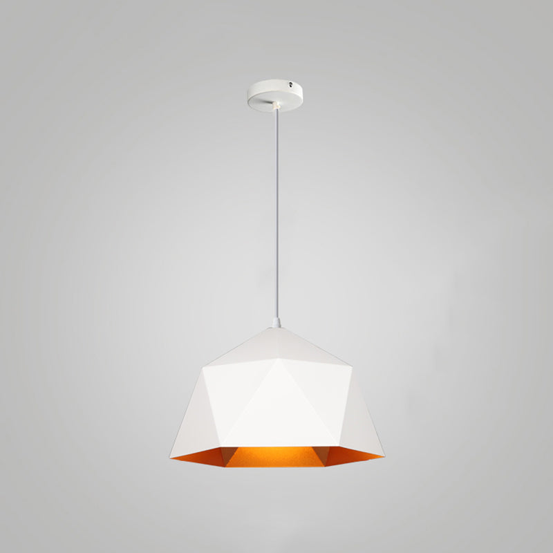 Geometric Ceiling Pendant Lamp Modern Style Metal Pendant Light Fixture for Restaurant