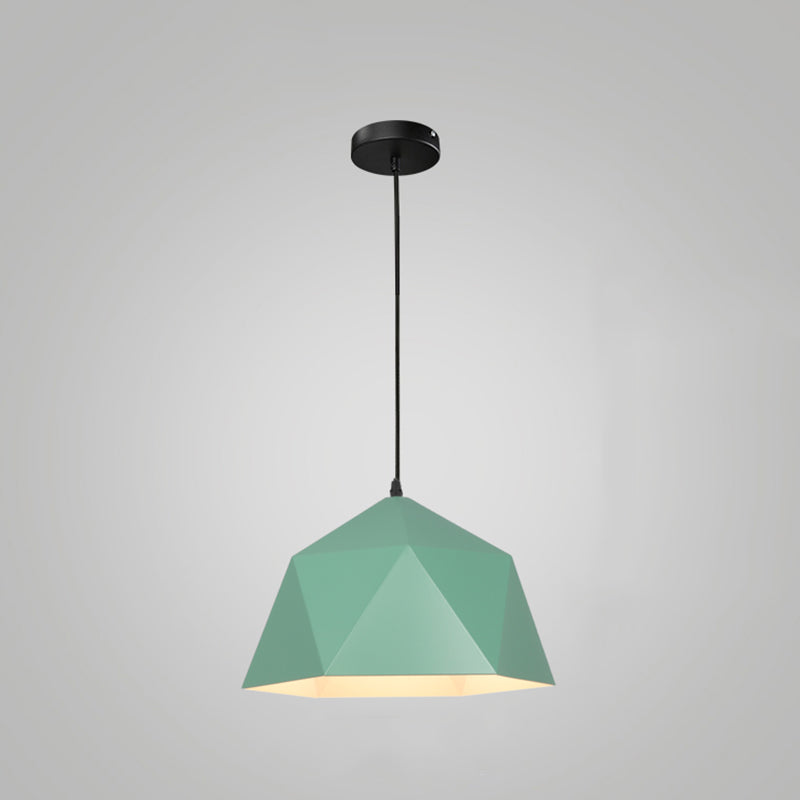 Geometric Ceiling Pendant Lamp Modern Style Metal Pendant Light Fixture for Restaurant