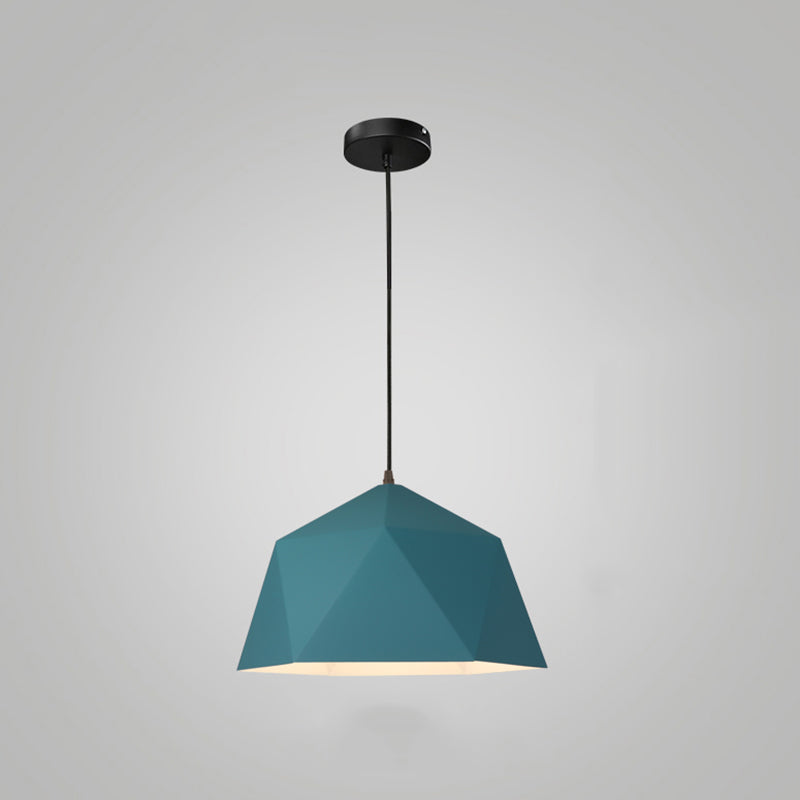Geometric Ceiling Pendant Lamp Modern Style Metal Pendant Light Fixture for Restaurant