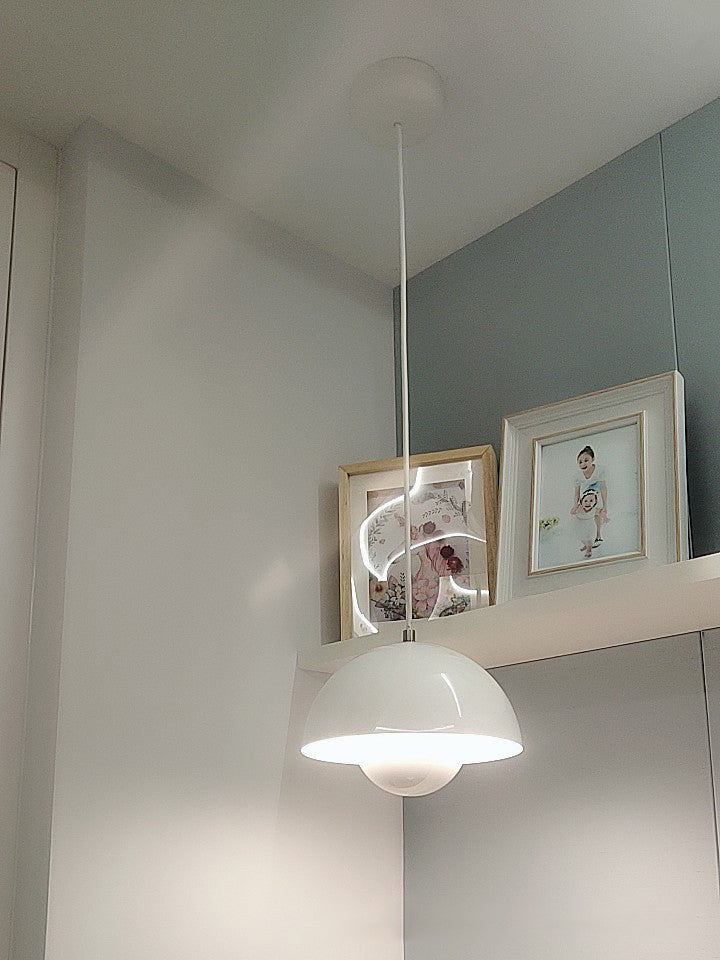 Modern Nordic Style Macron Light Metal One Head Pendant Lamp for Children Room Bedroom