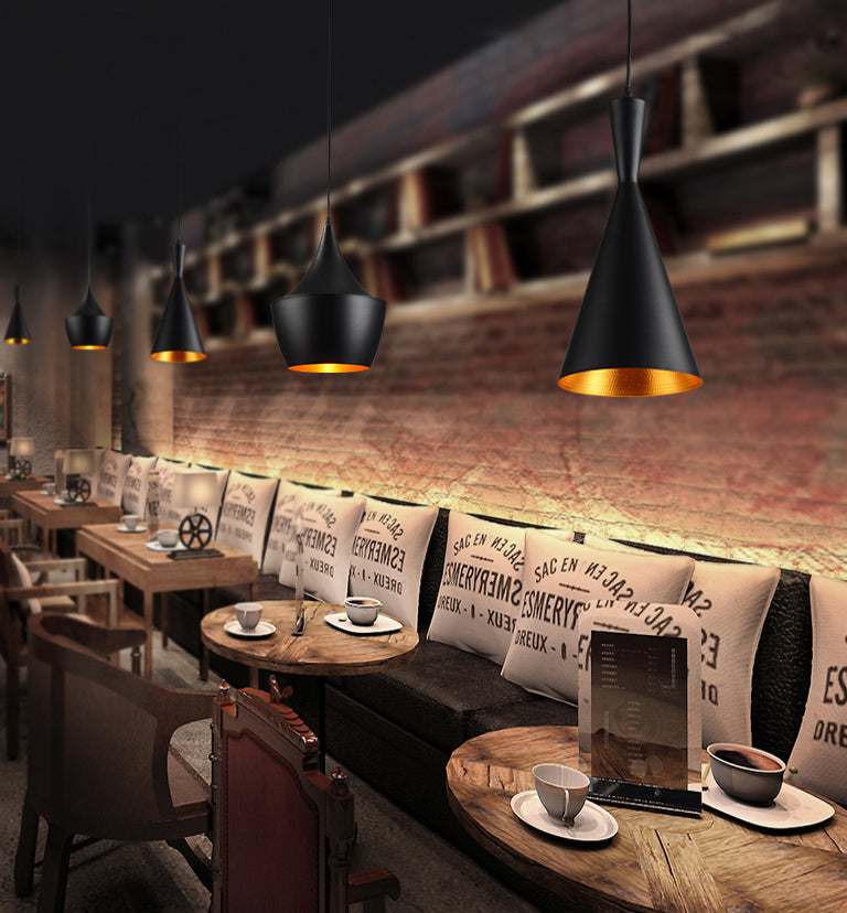 1-Licht-Metallhängele leichter postmoderner Anhängerlampe für Schlafzimmer Esszimmer