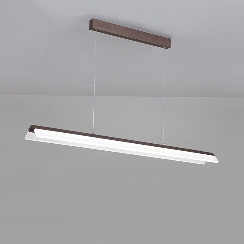 Metal Rectangle Pendent in Modern Style LED Suspended Lights for Office Conference Room