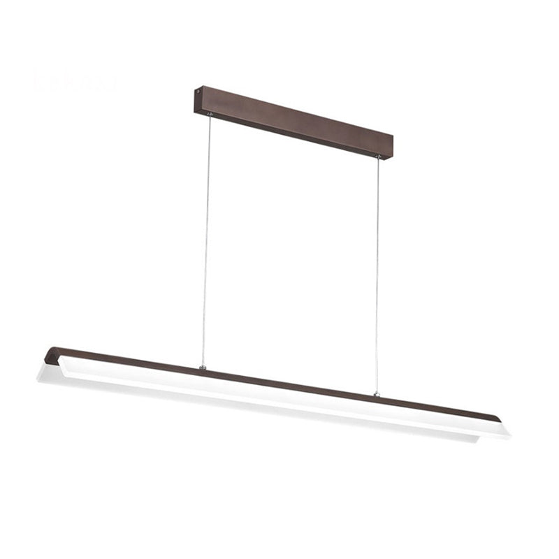 Metal Rectangle Pendent in Modern Style LED Suspended Lights for Office Conference Room
