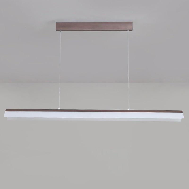 Metal Rectangle Pendent in Modern Style LED Suspended Lights for Office Conference Room