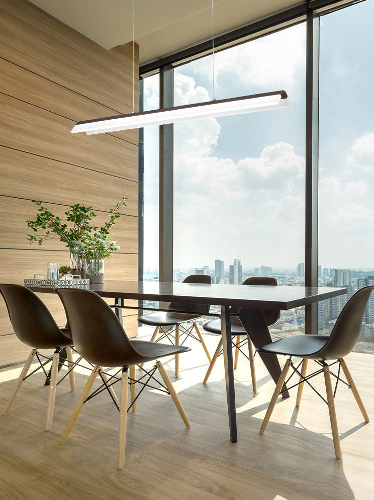 Metal Rectangle Pendent in Modern Style LED Suspended Lights for Office Conference Room