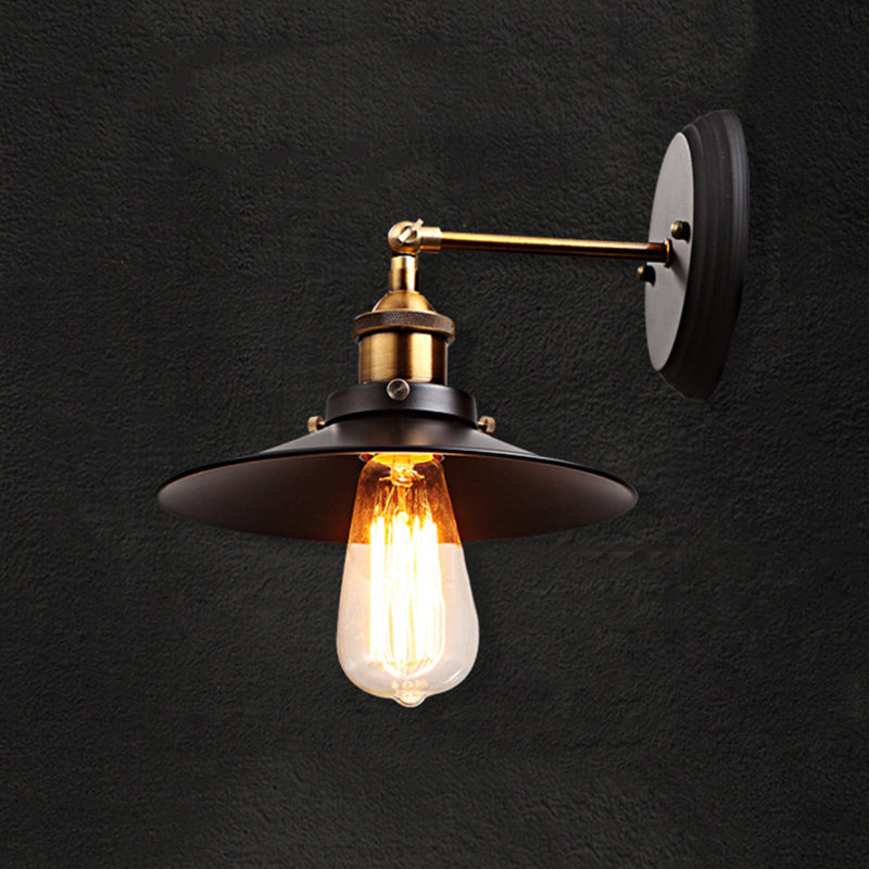 Industriekegel Wandleuchte Metallische Wandleuchten für Wohnzimmer