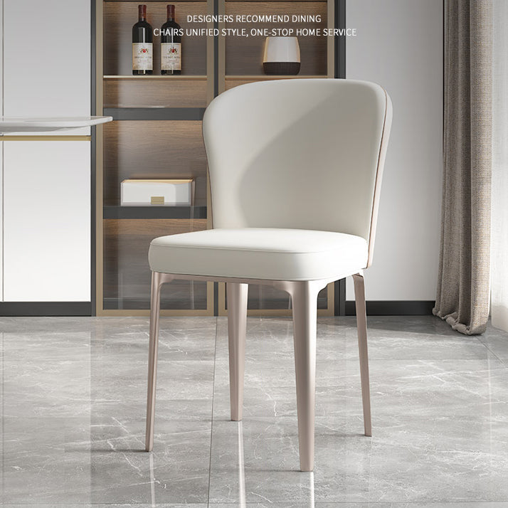 Modern Kitchen Dining Room Set with Sintered Stone Top and Gold Base Dining Furniture