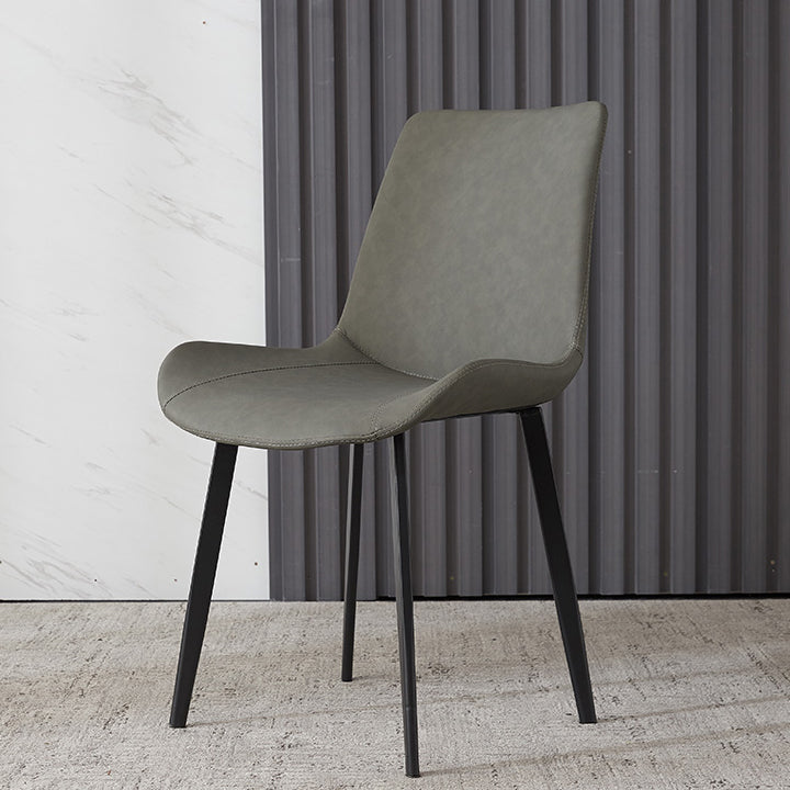 Modern Kitchen Black Sintered Stone Furniture of Standard Height Formal Dining Room Table Set