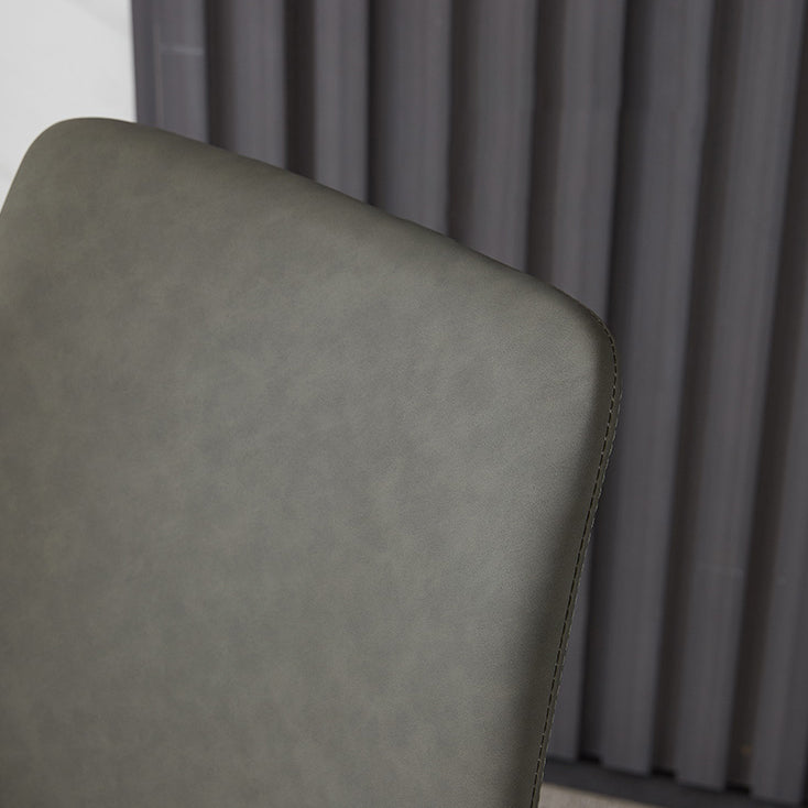 Modern Kitchen Black Sintered Stone Furniture of Standard Height Formal Dining Room Table Set