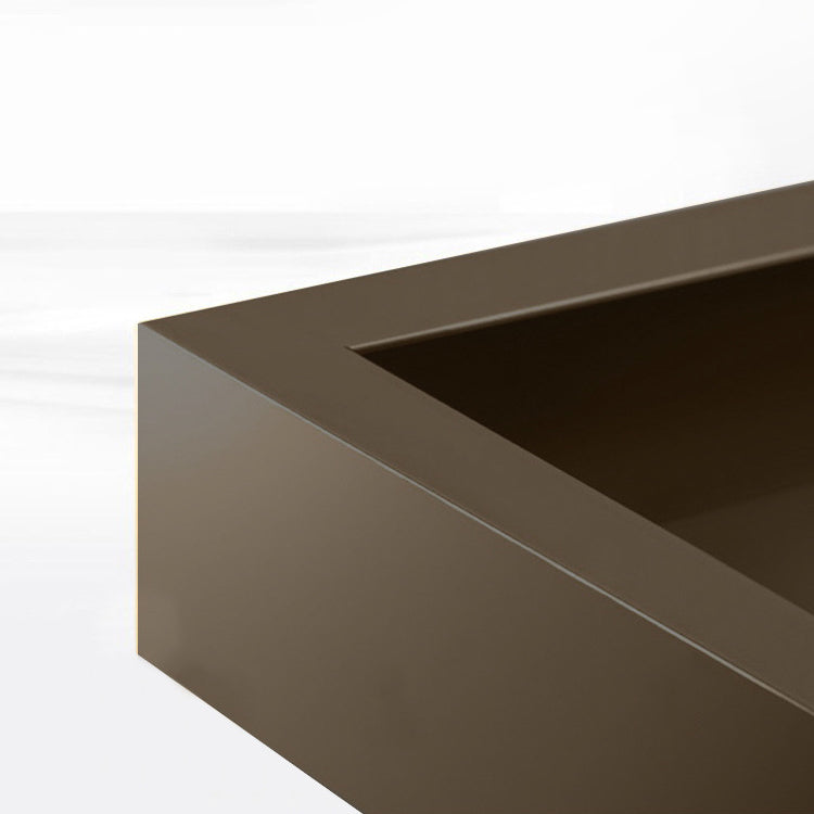 Modern Sintered Stone Dining Room Set with Rectangle Table and Metal Base Home Dining Set