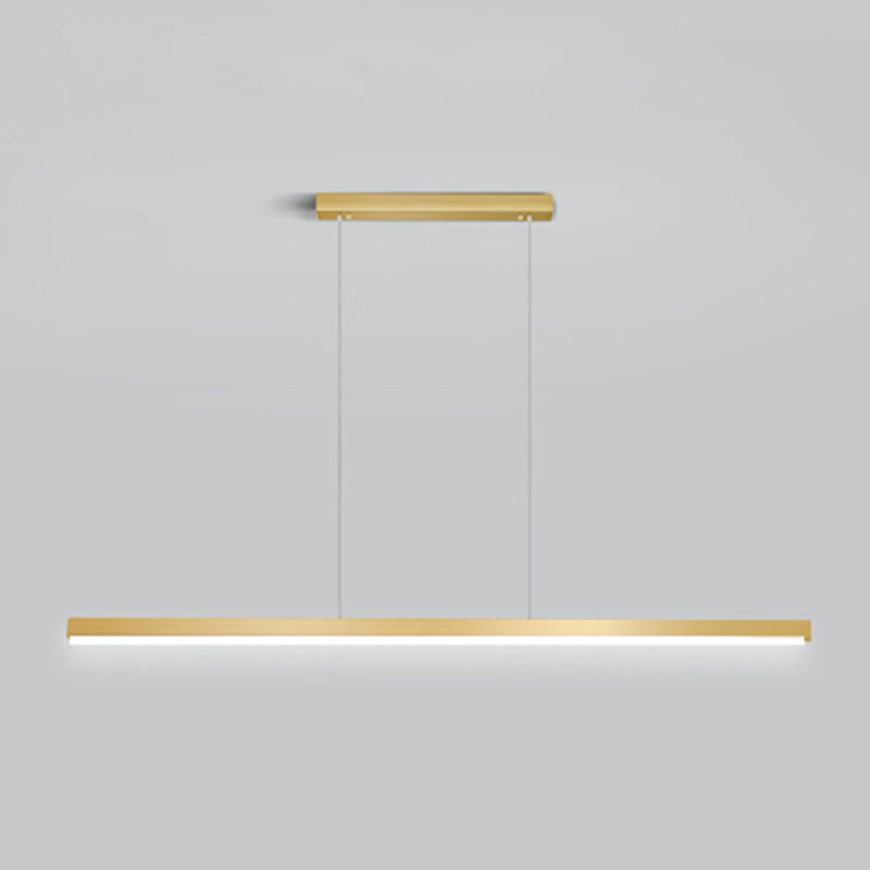 Linear Isola Pendant Gold Gold Modern Benice a sospensione Luce per sala da pranzo