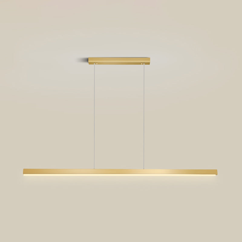 Linear Isola Pendant Gold Gold Modern Benice a sospensione Luce per sala da pranzo