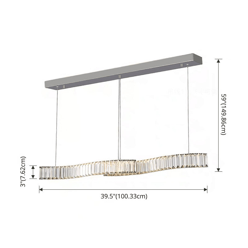 Modern Pendant Lighting for Kitchen Island Linear Island Lighting Island Pendants