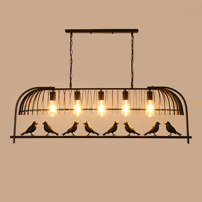 Lampade dell'isola illuminazione isola lineare Luci dell'isola in nero