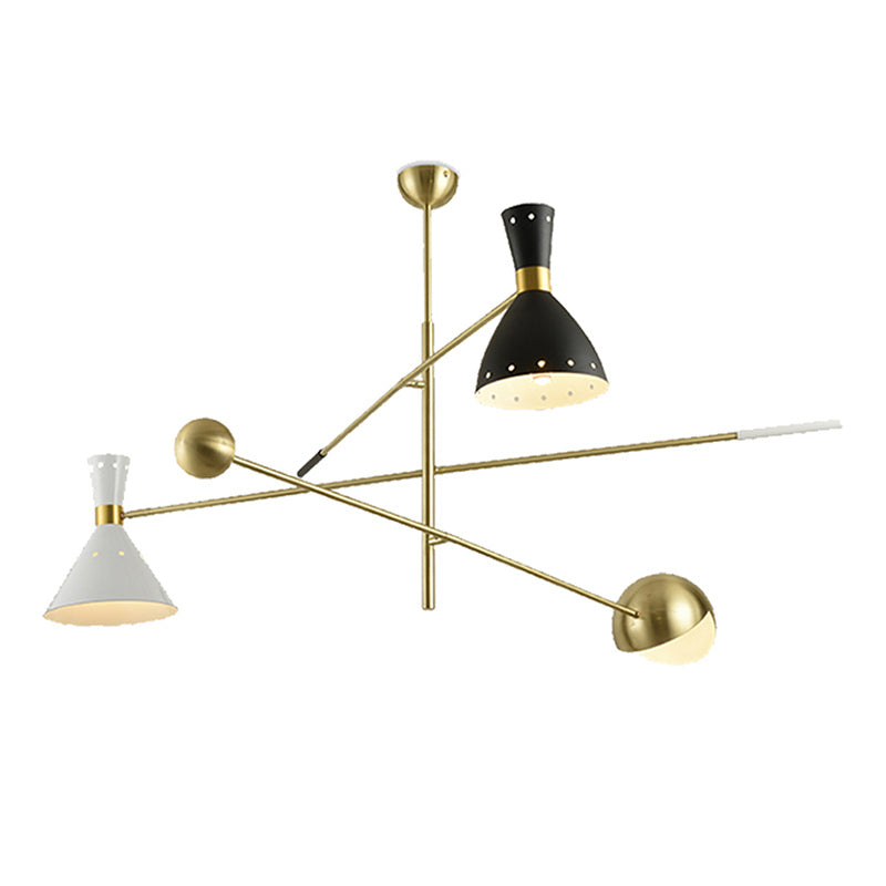 Assayeurs d'éclairage de pendentif nordique contemporain métal