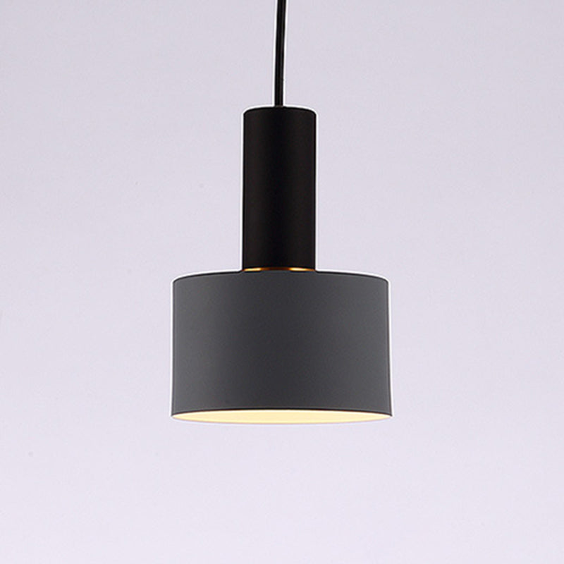 Modern Luxury Single Pendant Light Electroplate Iron Hanging Lamp for Dining Room