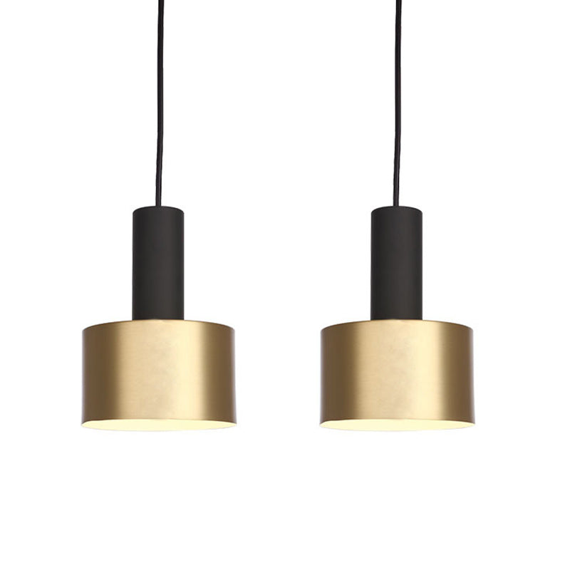 Modern Luxury Single Pendant Light Electroplate Iron Hanging Lamp for Dining Room