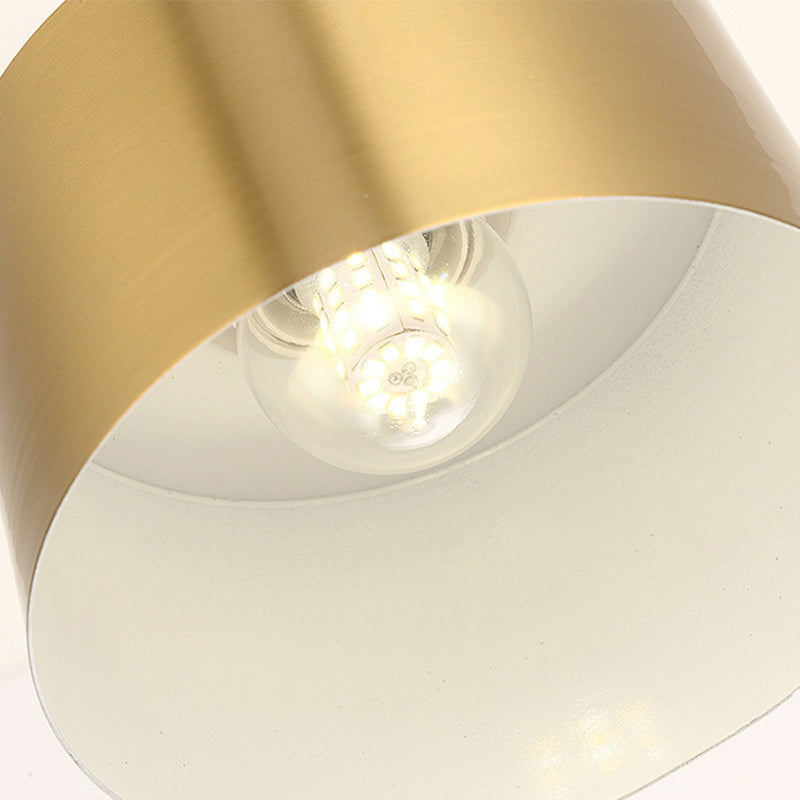 Modern Luxury Single Pendant Light Electroplate Iron Hanging Lamp for Dining Room