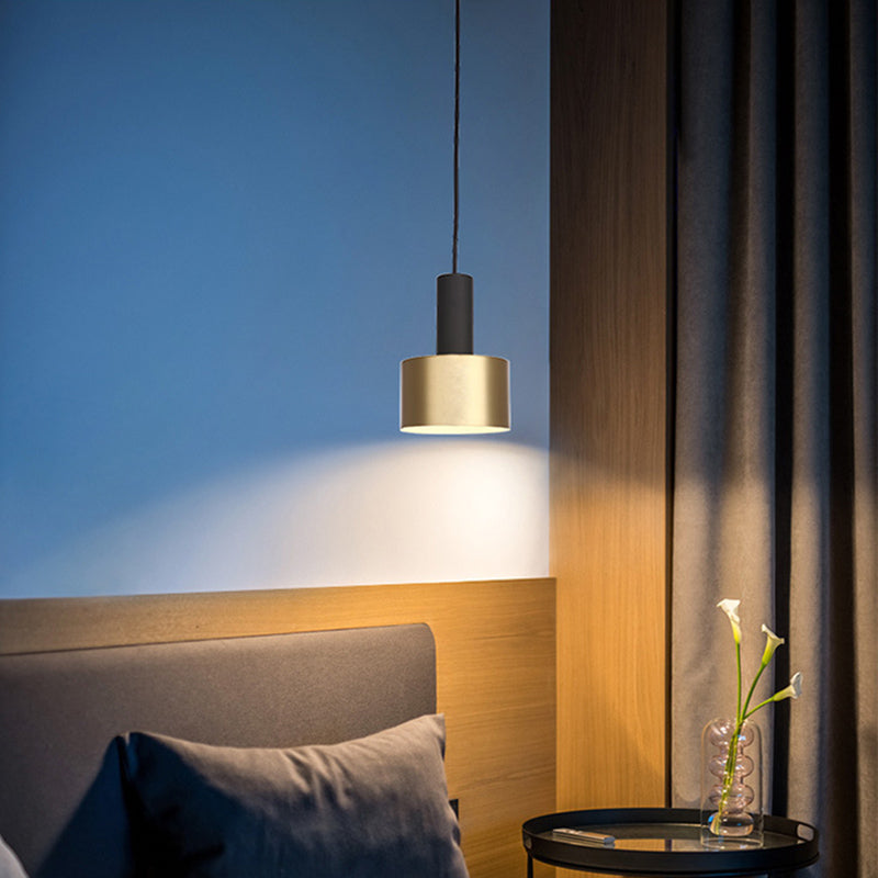 Modern Luxury Single Pendant Light Electroplate Iron Hanging Lamp for Dining Room