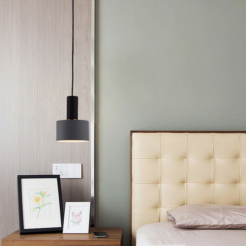 Modern Luxury Single Pendant Light Electroplate Iron Hanging Lamp for Dining Room