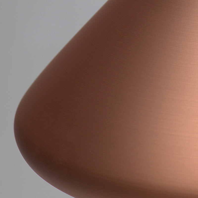 Pendre de plafond à 1 lumière contemporain lampe suspendue en métal clair pour salle à manger