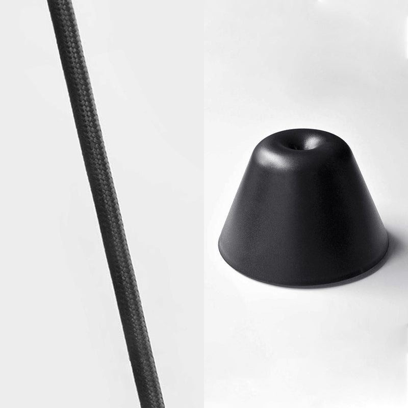 Pendre de plafond à 1 lumière contemporain lampe suspendue en métal clair pour salle à manger