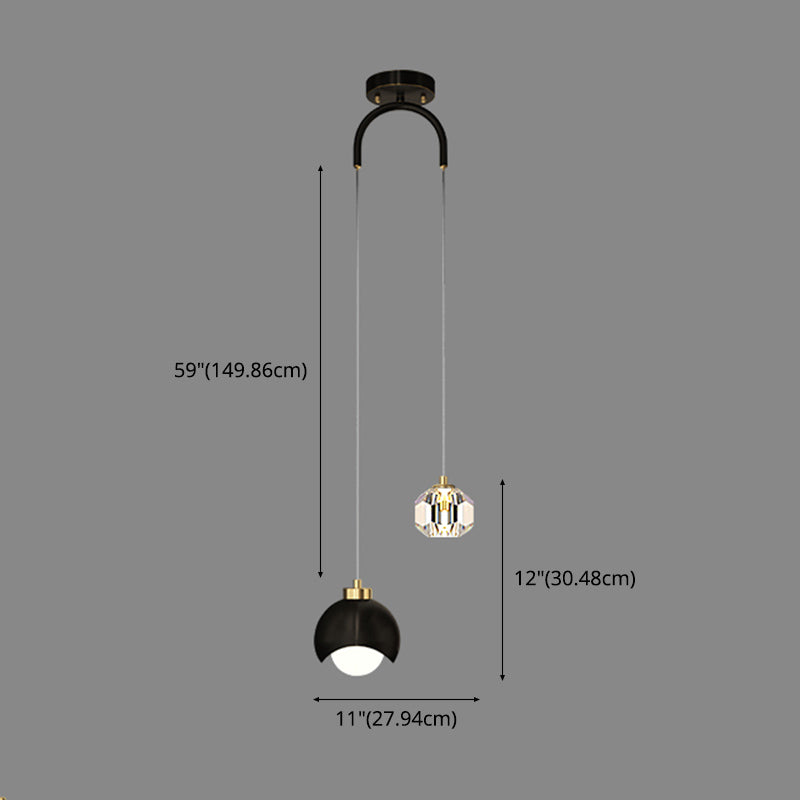Modern Nordic Hanging Ceiling Light Metal Ceiling Pendant Light for Bedroom