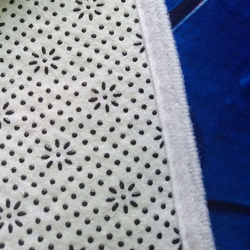 Creative Snowmen Carpet Polyester Area Rug Non-Slip Backing Indoor Carpet for Home Decoration